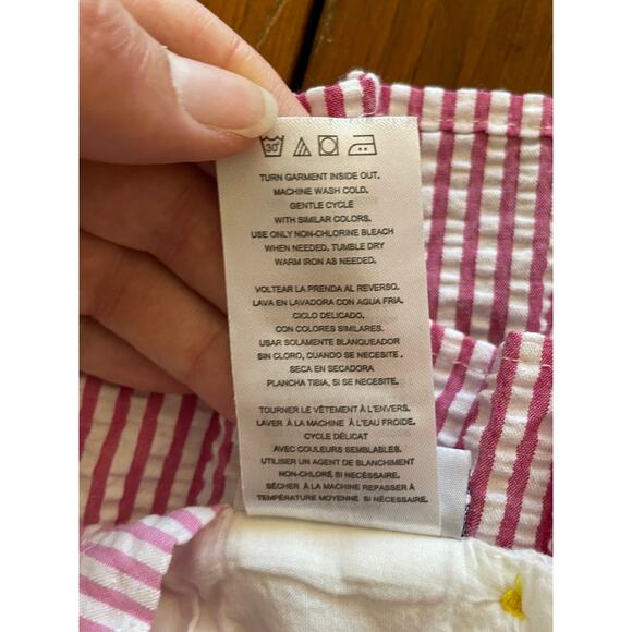 Blueberi Boulevard Dress 3/6 Month Style B1446 Pink/White/Yellow Bow Ruffle - Picture 6 of 8